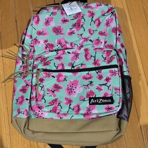 Arizona Iced Tea Company Pink Floral Backpack